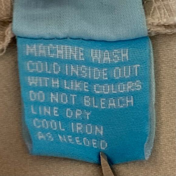 J. McLaughlin Khaki Cotton Ankle Pants Flat Front Career Office Work Wear Size 2 - Picture 8 of 8